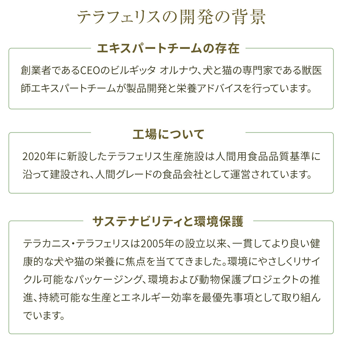 テラフェリス 開発